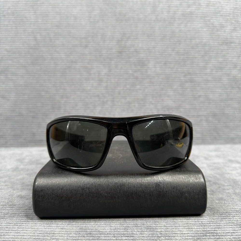 Under Armour y2k Sunglasses Mens Black Wrap Sport Frames Grey Lens Logo Athletic